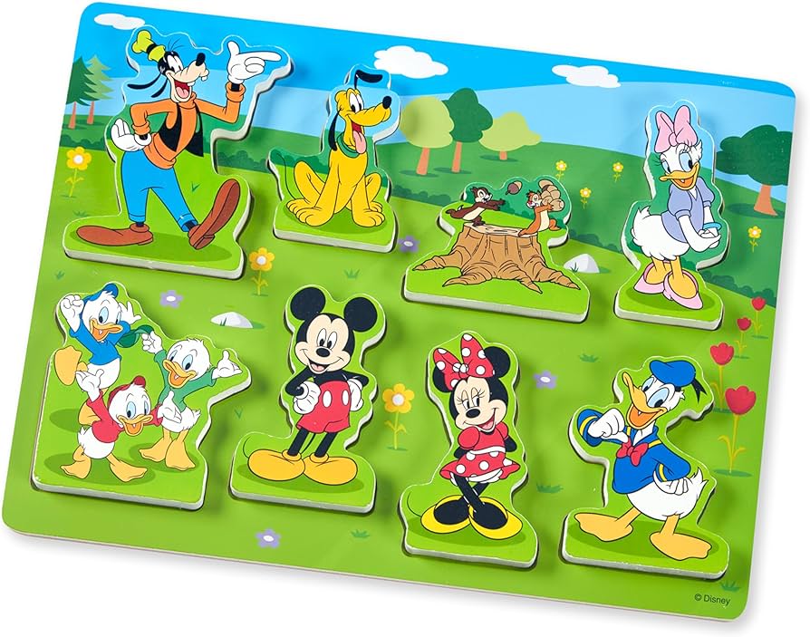 Amazon.co.jp: Melissa & Doug ミッキーマウス チャンキーパズル 7184