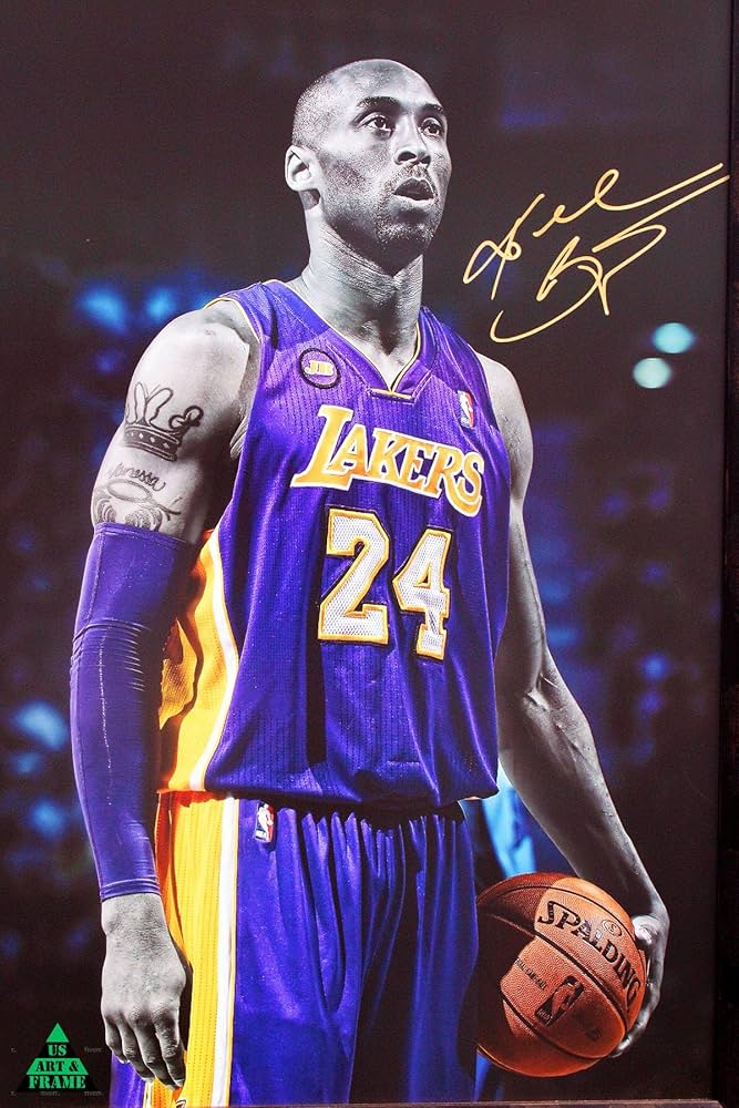 Amazon.co.jp: US ART & FRAME - Kobe Bryant Signature Moment Poster