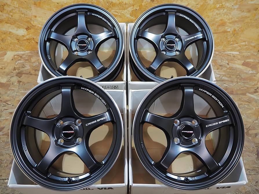 Amazon.co.jp: ホイール 4本セット CROSS SPEED HYPER EDITION CR5 15