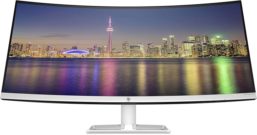Amazon.com: HP 34f 34” Curved Monitor with AMD FreeSync Technology
