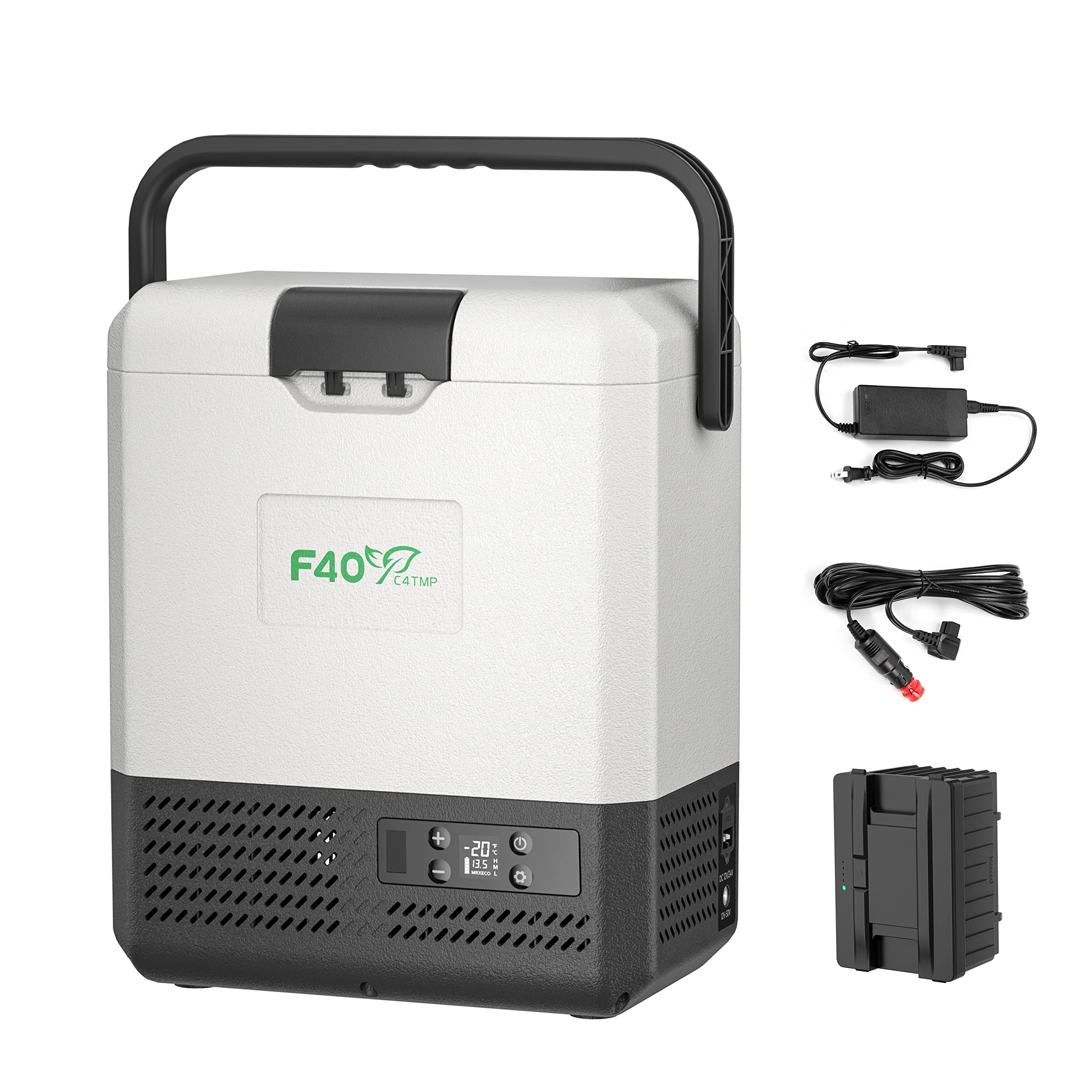 Amazon.co.jp: F40C4TMP 車載冷蔵庫 8L ポータブル 【1つバッテリー