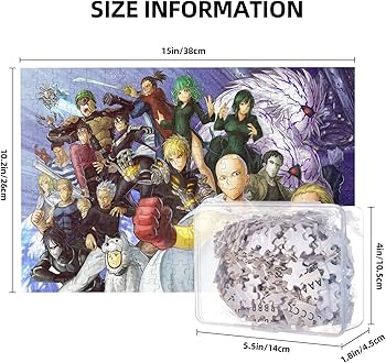 Amazon.co.jp: ワンパンマン 300ピースのジグソーパズル 家族で