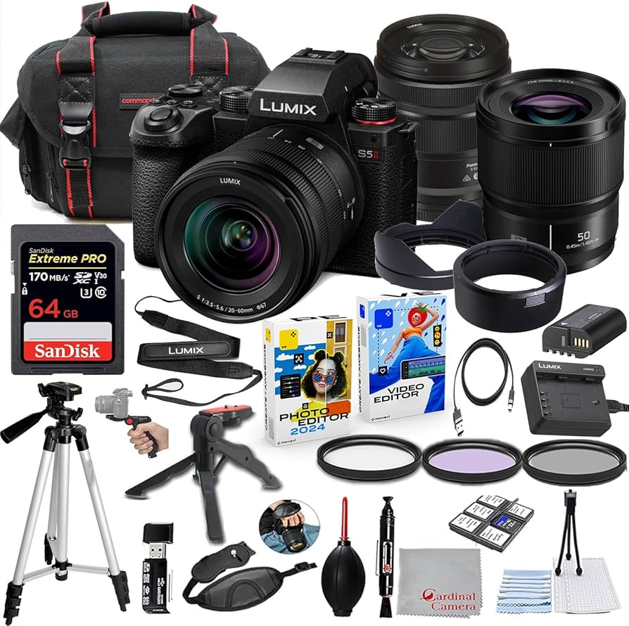 Amazon.com : Panasonic Lumix S5 II Mirrorless Camera with 20-60mm