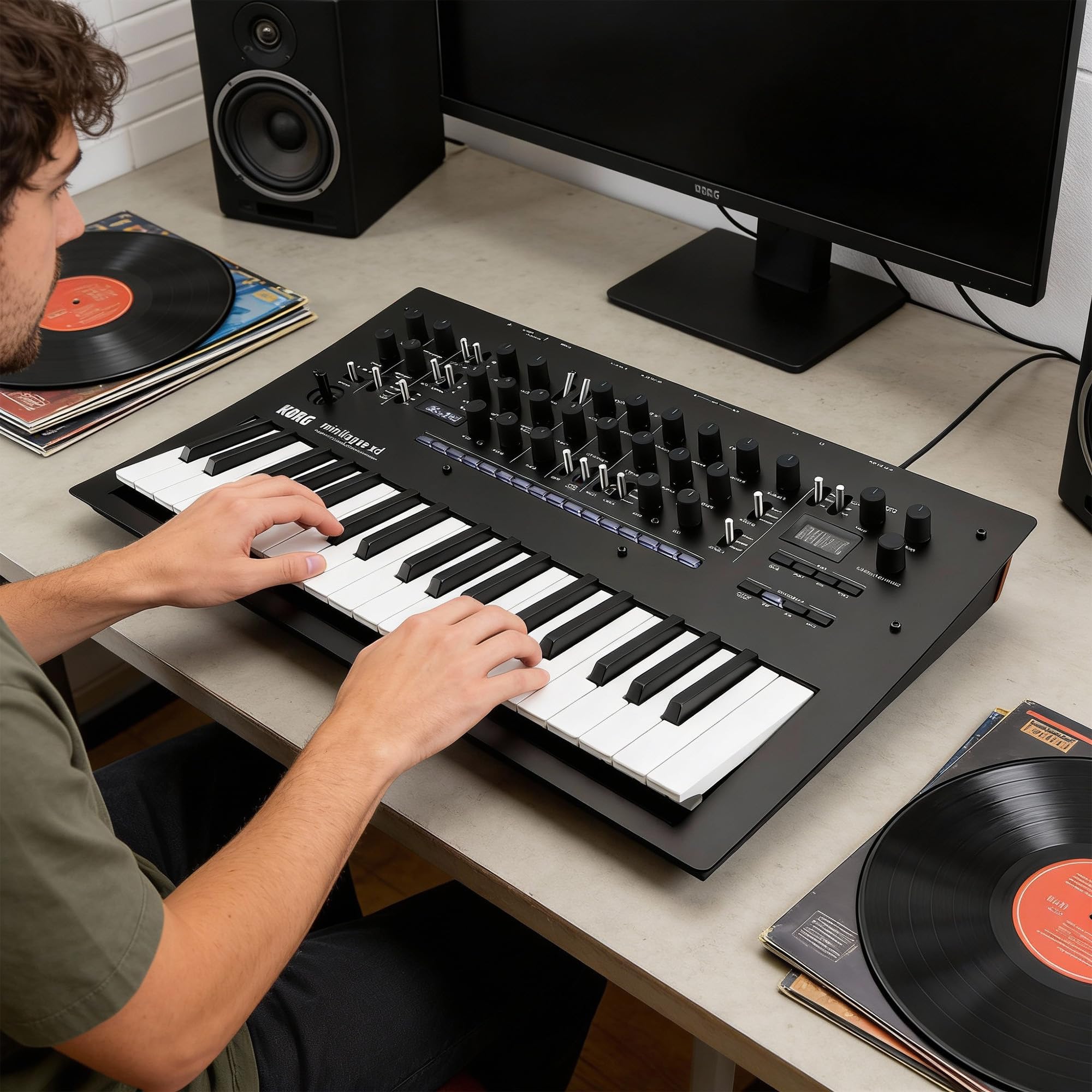 Amazon.com: Korg Minilogue XD Polyphonic Analog Synthesizer Bundle