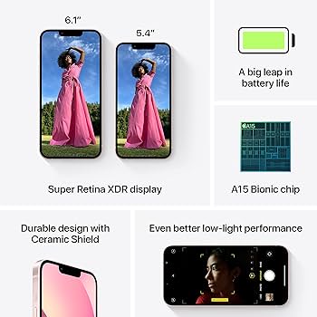 Amazon.com: Apple iPhone 13, 128GB, Pink - Verizon (Renewed