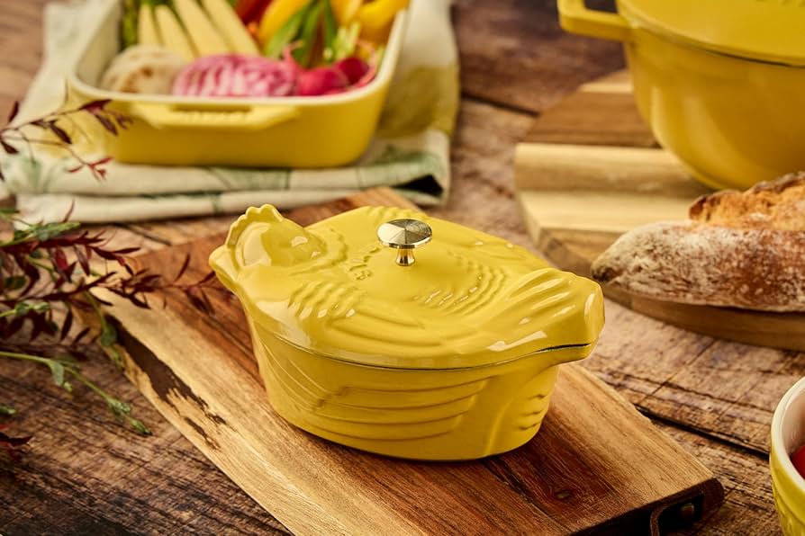 Amazon.co.jp: staub ストウブ 「 スモールチキンココット シトロン