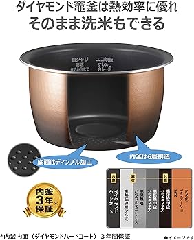 Amazon | パナソニック 炊飯器 5.5合 可変圧力IH式 Wおどり炊き