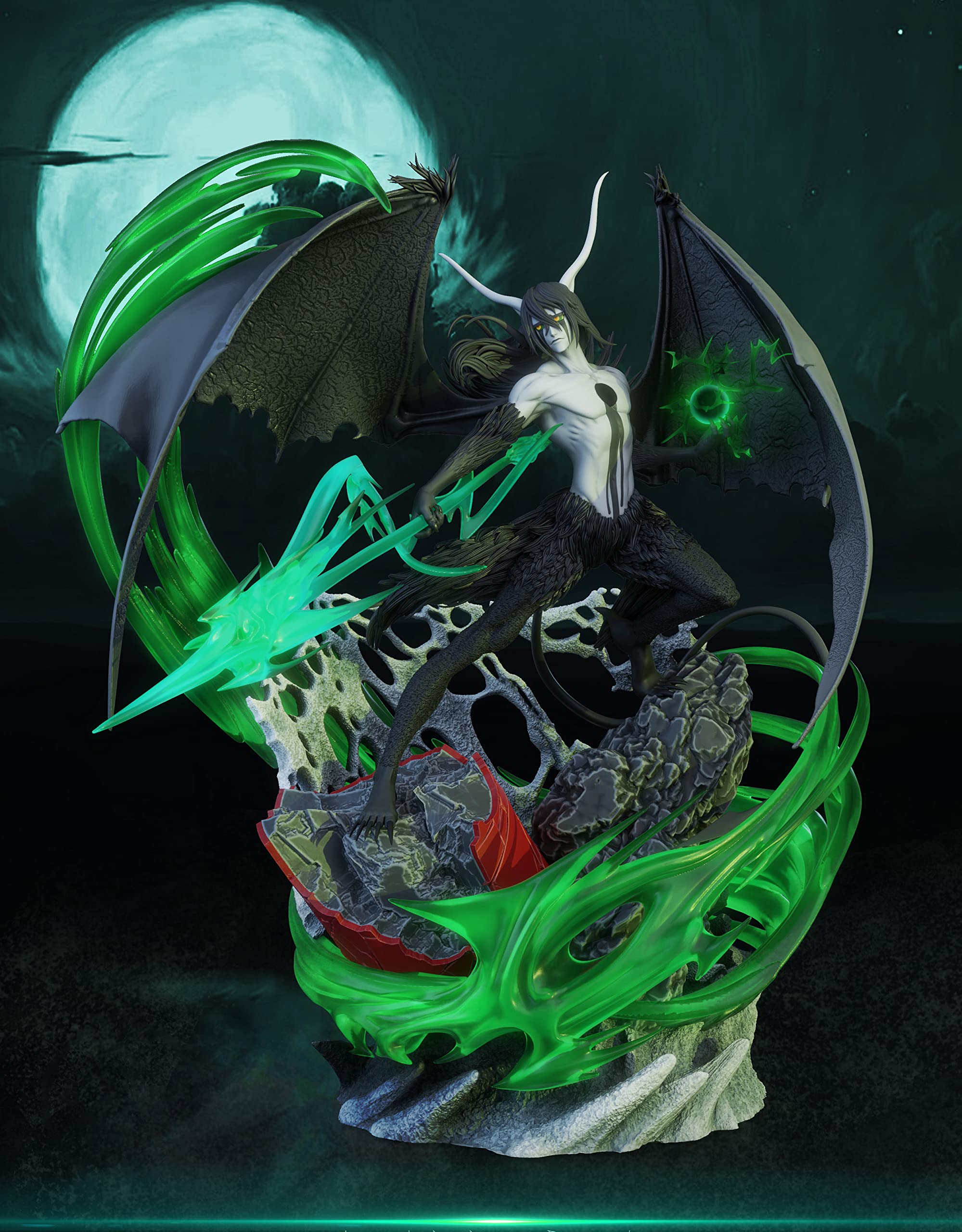 Amazon.co.jp: ウルキオラ・シファー フィギュア 1/3.5スケール 塗装