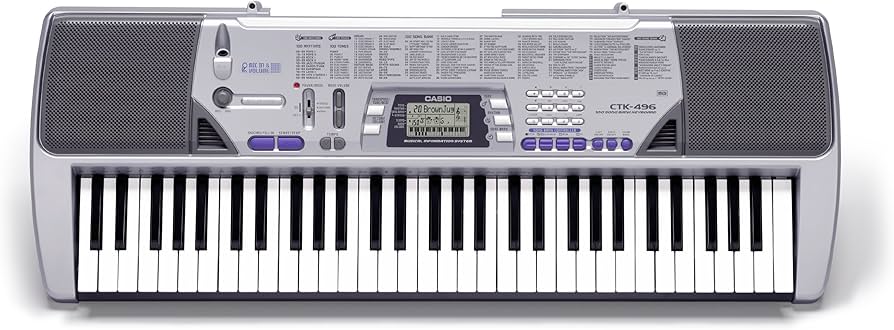 Amazon.co.jp: CASIO 電子キーボード ベーシックタイプ CTK-496 : 楽器