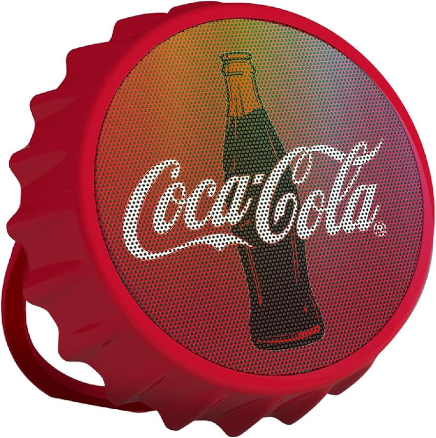 Amazon.com: Coca-Cola Bottle Cap Shaped Bluetooth Speaker with