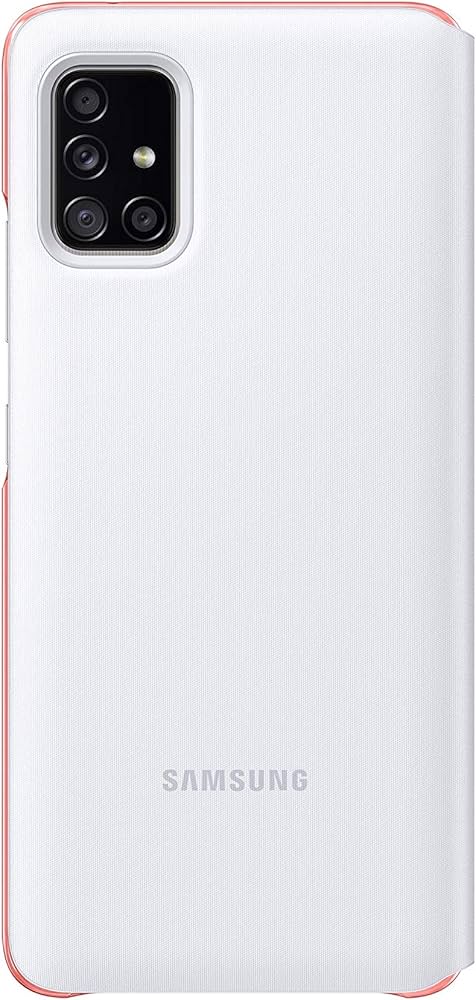 Amazon.com: Samsung Galaxy A51 5G S-View Wallet Case, White : Cell