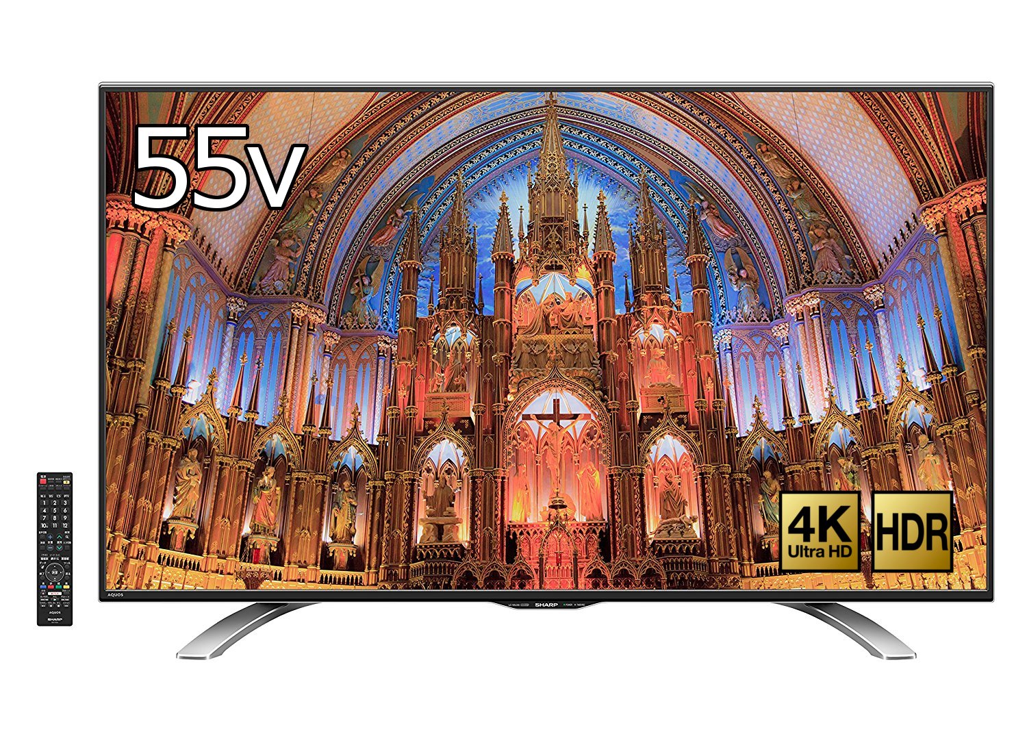 Amazon | シャープ 55V型 4K 液晶テレビ AQUOS 4K LC-55U30 | テレビ 通販