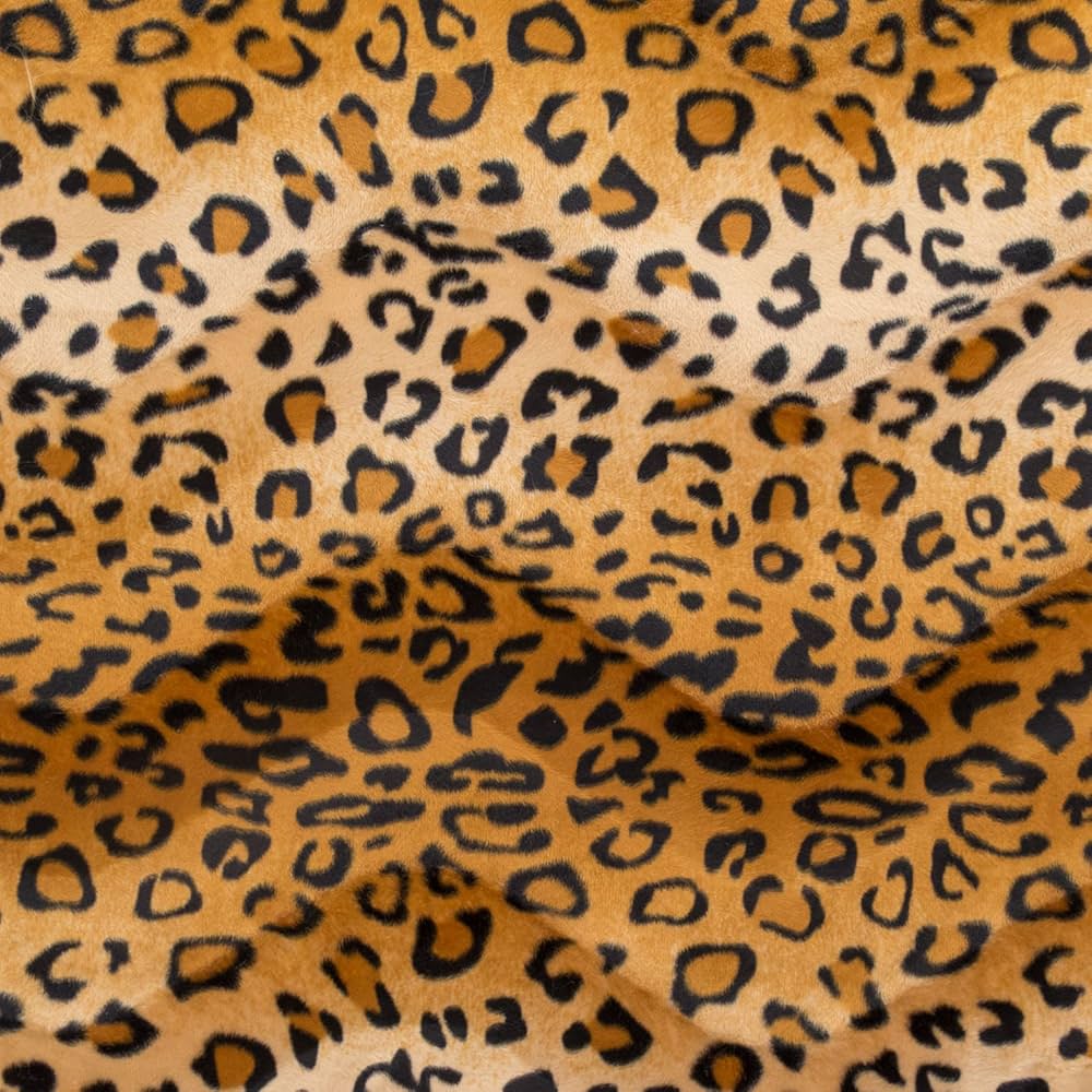 Amazon.com: Velboa Wave Print Leopard 60 Inch Fabric by The Yard
