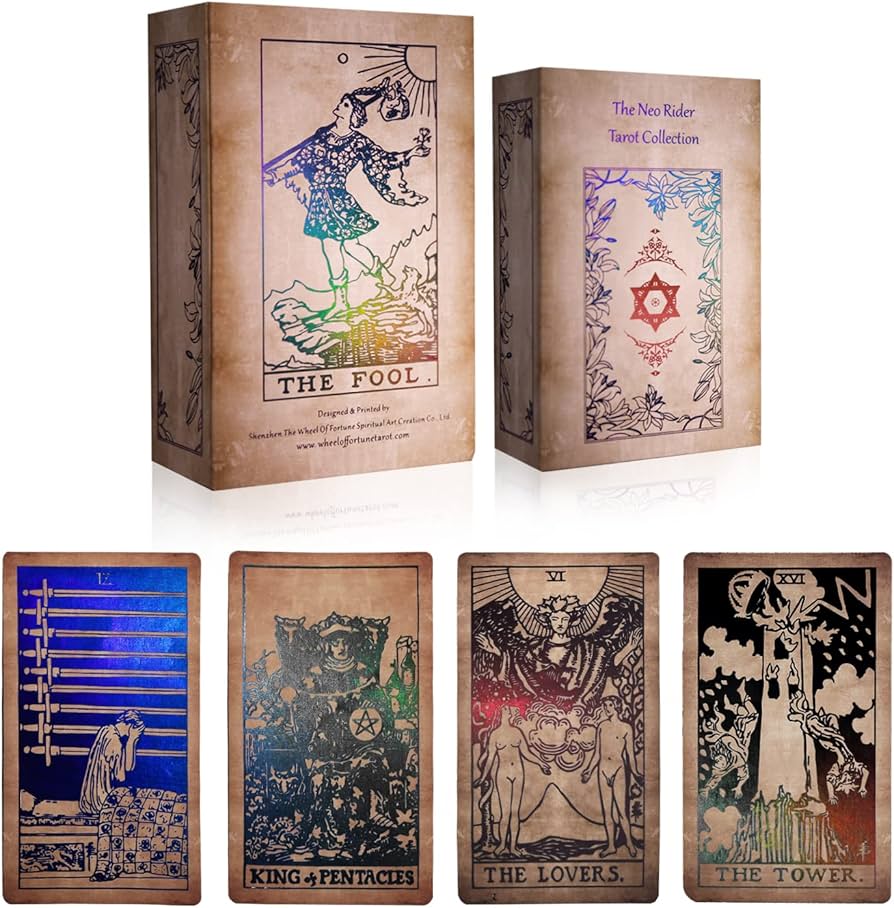 Amazon.co.jp: タロットカード ホログラフィック タロットデッキ