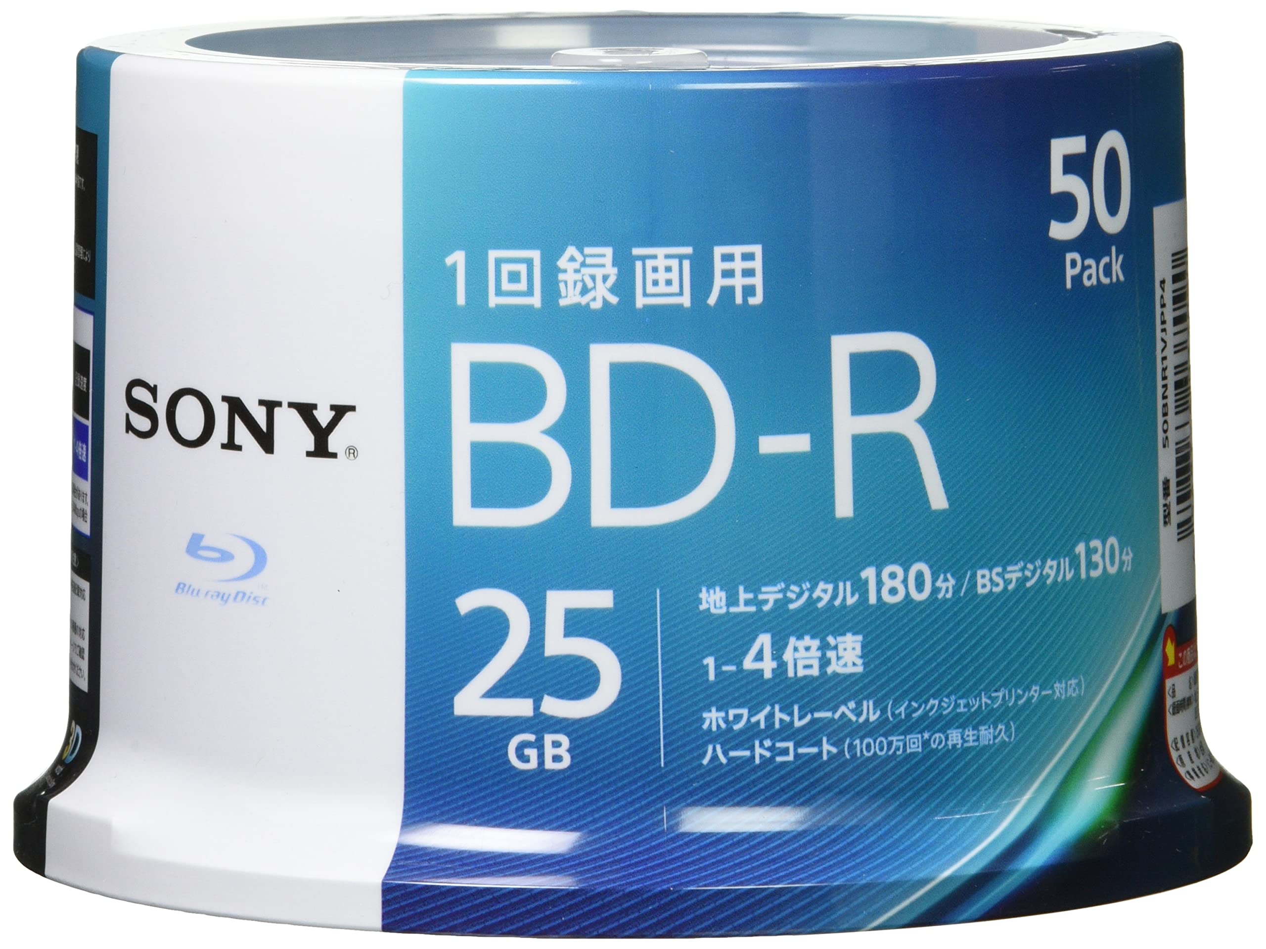 Amazon.com: SONY video for a Blu-ray disc 50BNR1VJPP4 (BD-R 1