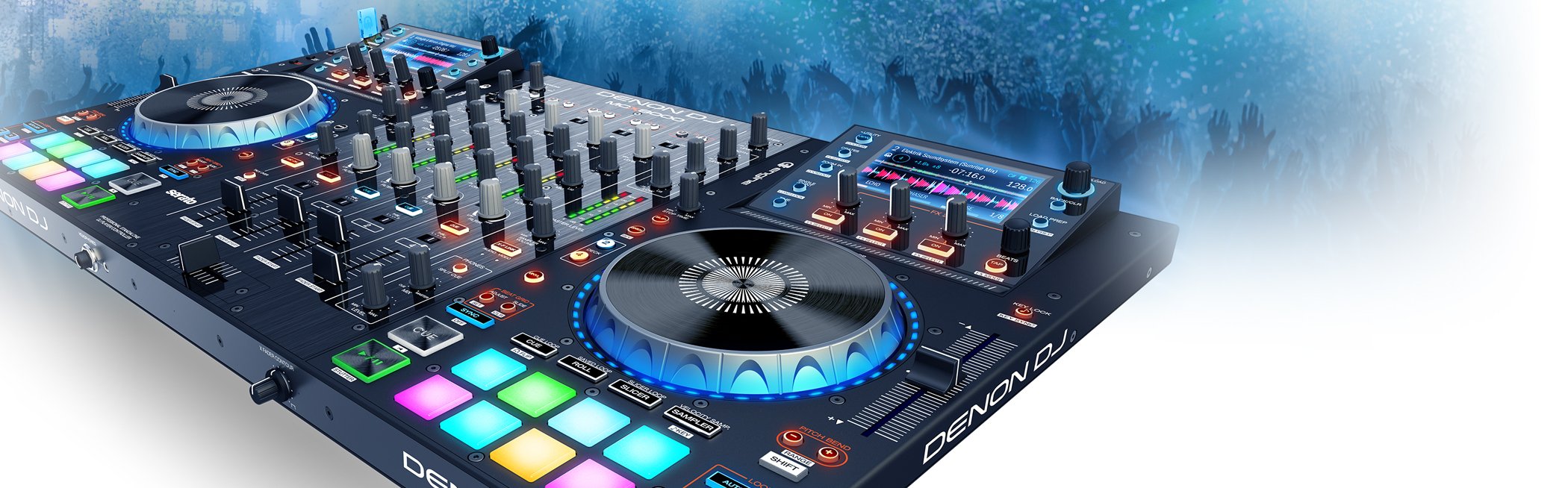 Amazon | Denon DJ USBメディア対応 スタンドアローン4デッキDJ