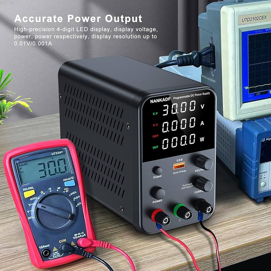 Amazon.com: DC Variable Bench Power Supply with Encoder Knob