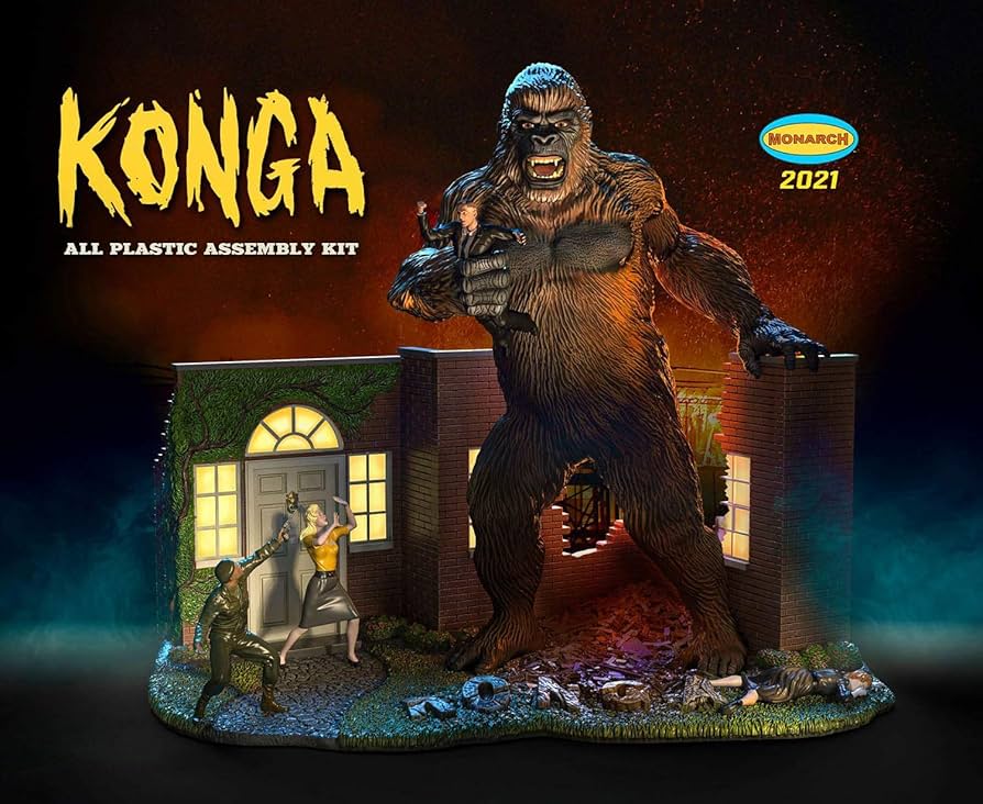 Amazon | モナークモデル 1/35 巨大猿怪獣コンガ プラモデル MON468