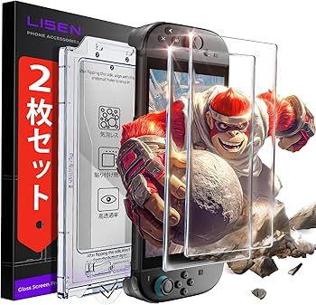 Amazon.co.jp: LISEN 対応 スイッチ2 / Switch 2 保護フィルム自動貼り