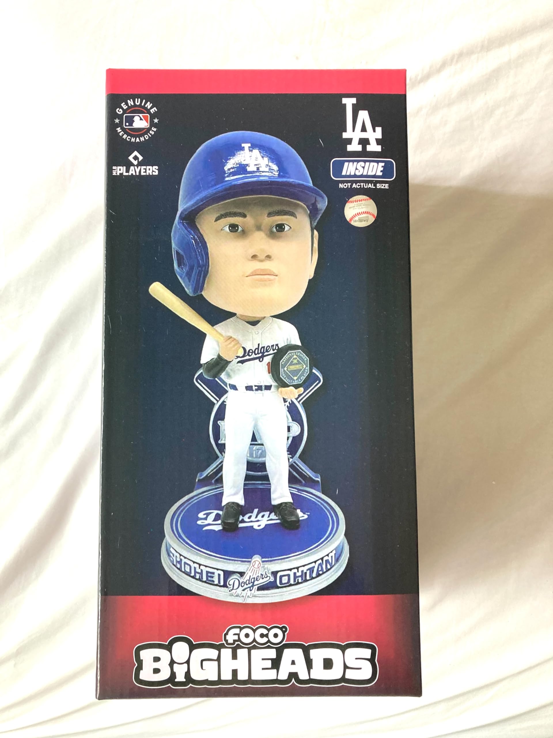 Amazon.co.jp: 【664体限定】大谷翔平 2024 MVP記念 バブルヘッド人形