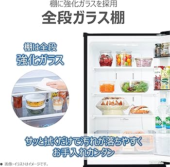 Amazon | TOSHIBA(東芝) 冷蔵庫 幅47.9㎝ 153L GR-W15BZ1(K) 2ドア