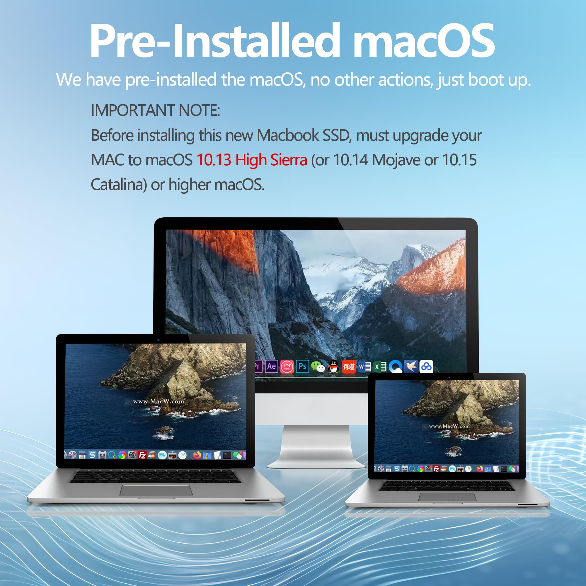 Amazon.com: ByteFest MAC SSD 256GB Compatible with Apple MacBook