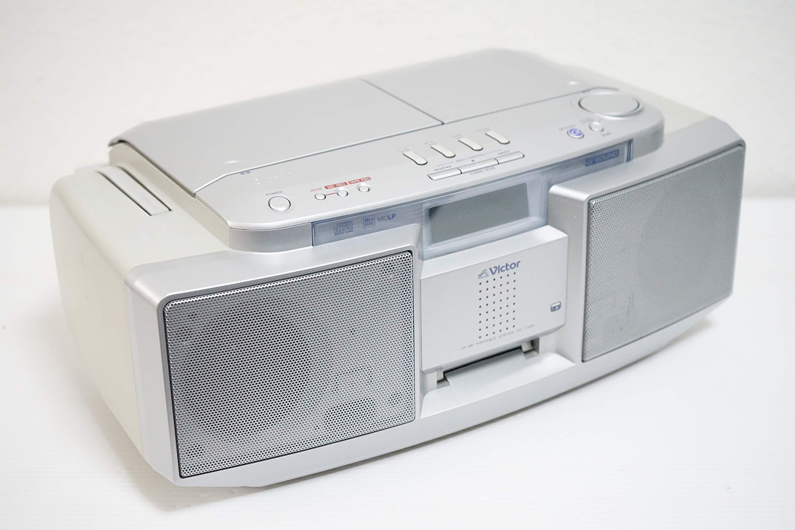 Amazon | Victor ビクター JVC RC-T1MD-S シルバー CD-MDポータブル