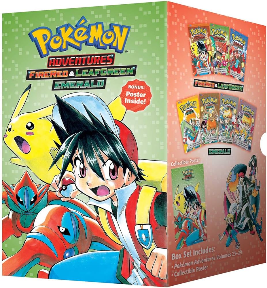 Amazon.com: Pokémon Adventures FireRed & LeafGreen / Emerald Box