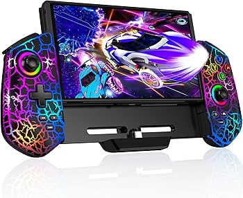 Amazon.co.jp: スイッチ コントローラー 7色RGBライト 携帯モード専用