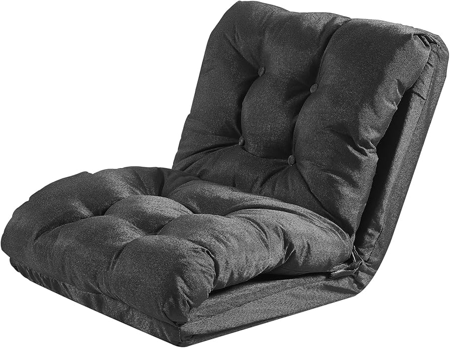 Amazon｜VECELO 座椅子 5段階調節 3way 折りたたみ可能 幅60CM ふあふ