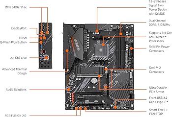 Amazon.com: GIGABYTE B550 AORUS Elite AX V3 AMD AM4 ATX