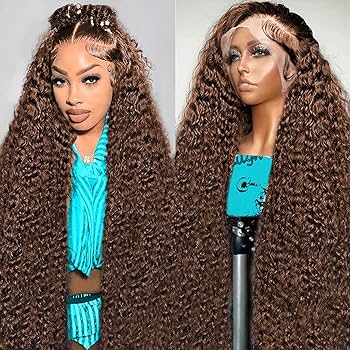 Amazon.com : Aonou 13x6 Deep Wave Lace Front Wigs Human Hair