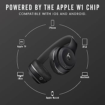 Amazon.com: Beats Solo3 Wireless On-Ear Headphones - Apple W1
