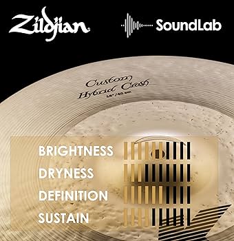 Amazon.com: Zildjian K Custom Hybrid Crash Cymbal - 16 Inches