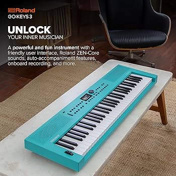 Amazon.co.jp: Roland ローランド 電子キーボード GOKEYS3-MU 61鍵盤