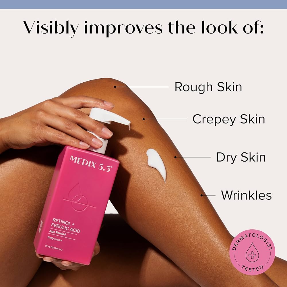 Amazon.com : Medix 5.5 Retinol Body Lotion Firming Moisturizer