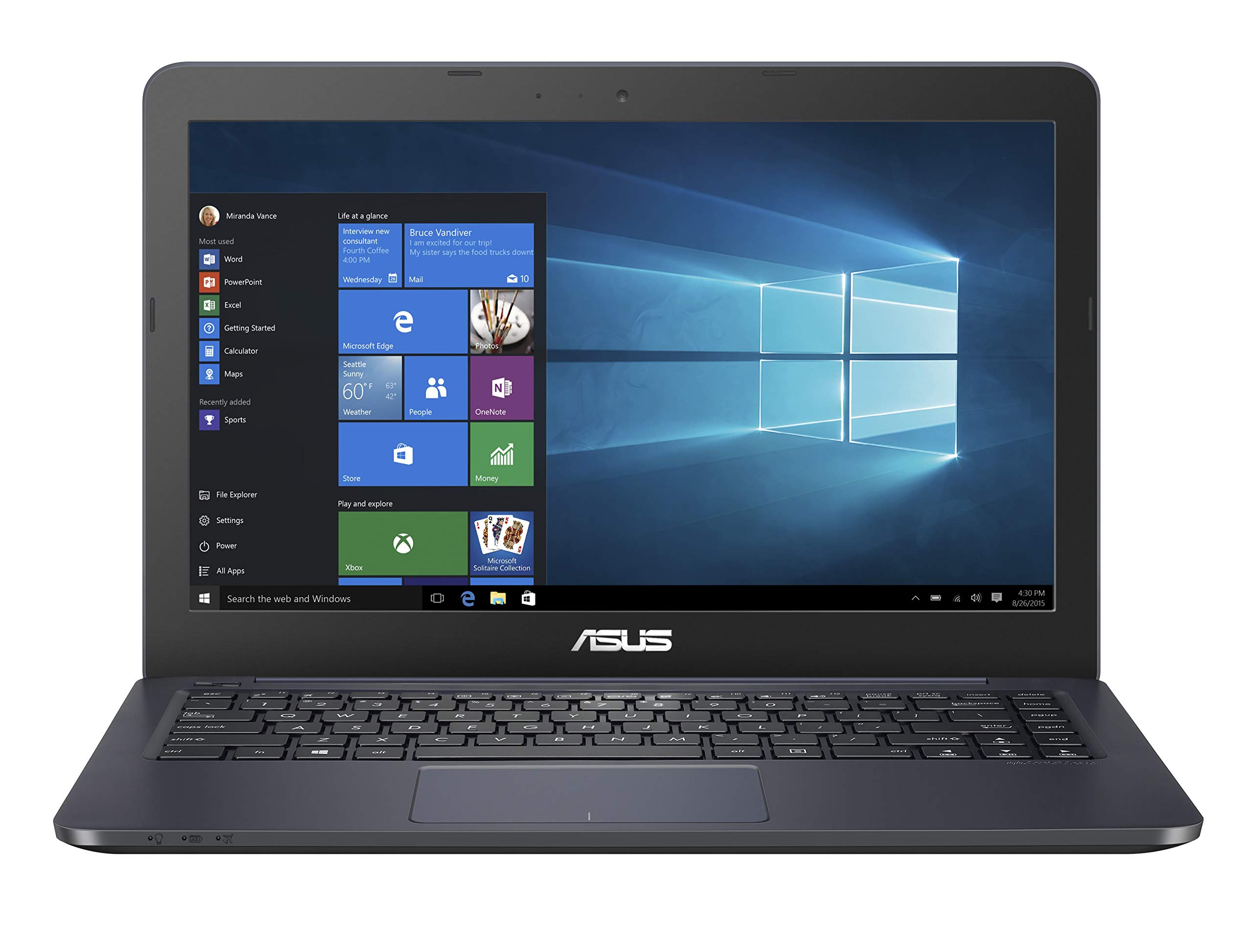 Amazon.co.jp: ASUS Laptop (E2-7015 APU/4GB, SSD 128GB/14 inch/Blue