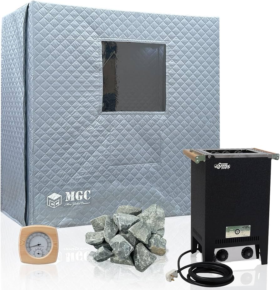 Amazon.co.jp: MGC ShareFunn サウナ 室内 家庭用 テント セット