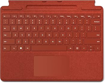 Amazon.com: Microsoft Surface Pro Signature Keyboard - Poppy Red