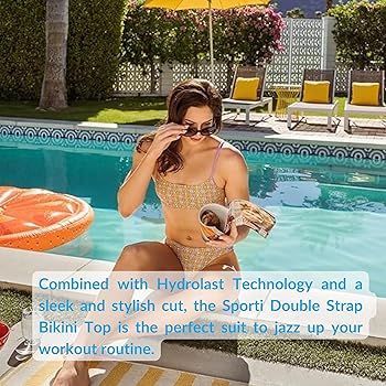 Amazon.com: Sporti x Alex Walsh Parker Paradise Tracy Double Strap