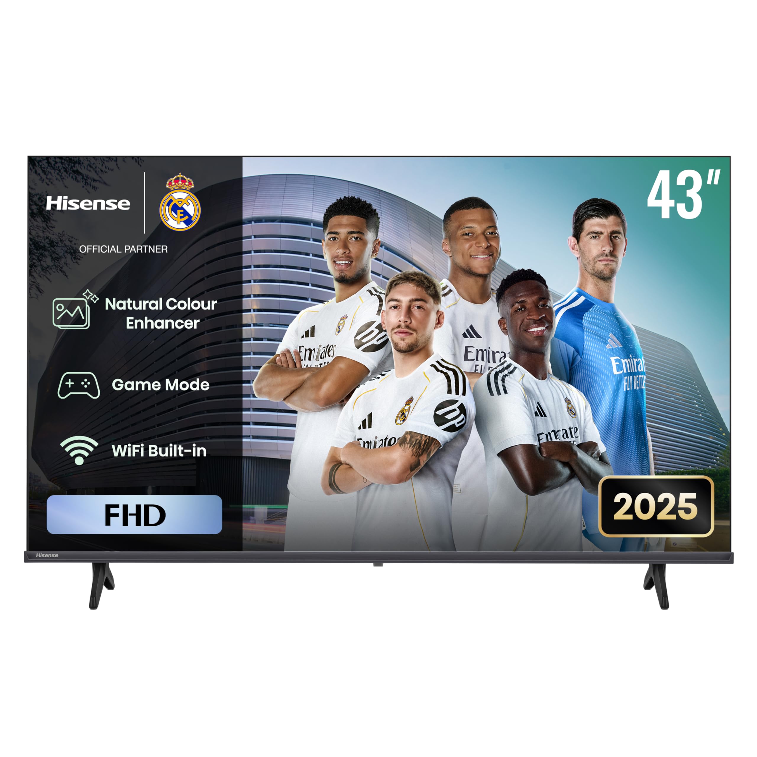 Hisense 43-Inch Full HD Smart TV, VIDAA OS with Netflix/YouTube