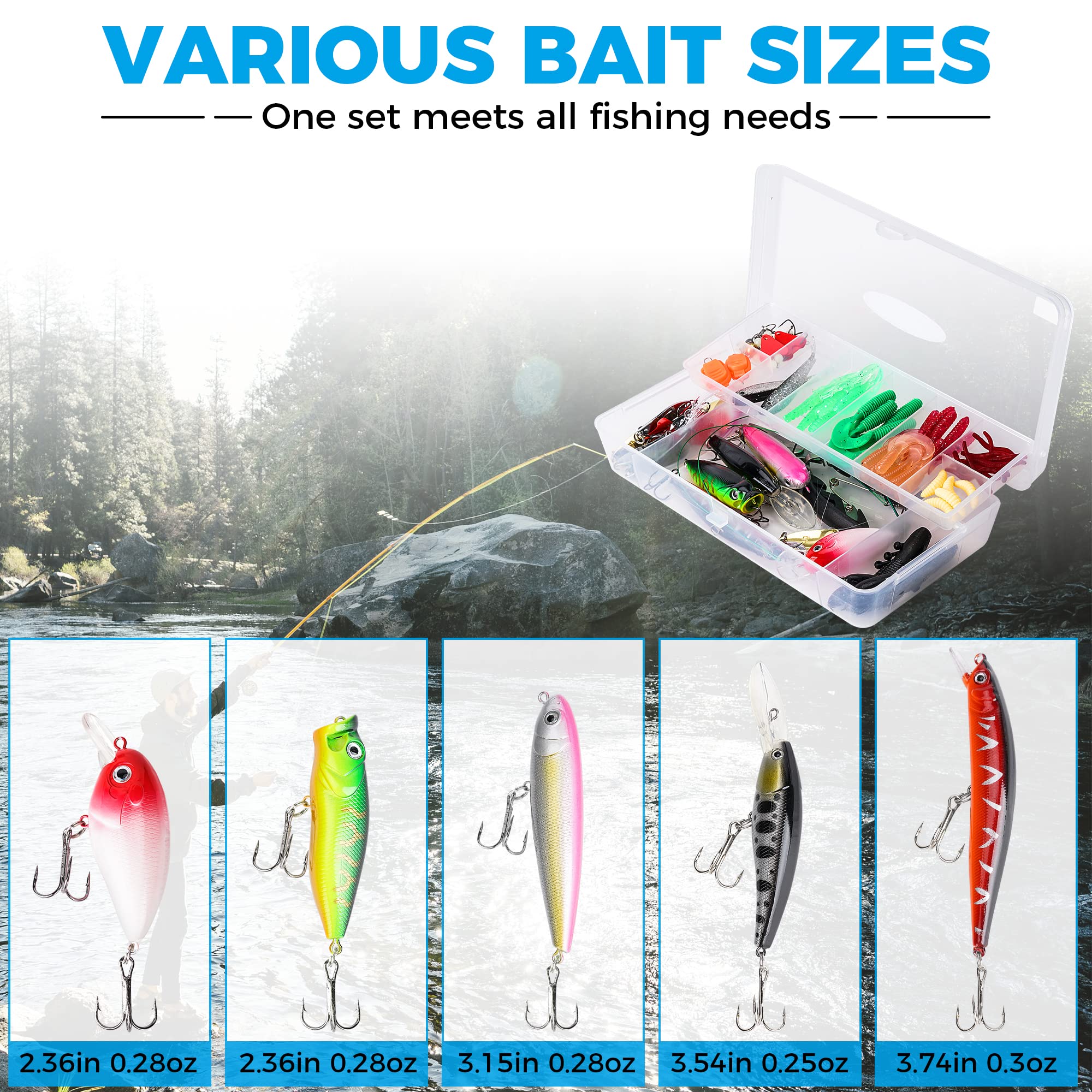 Amazon.co.jp: Winshall フィッシングルアーキット タックルボックス