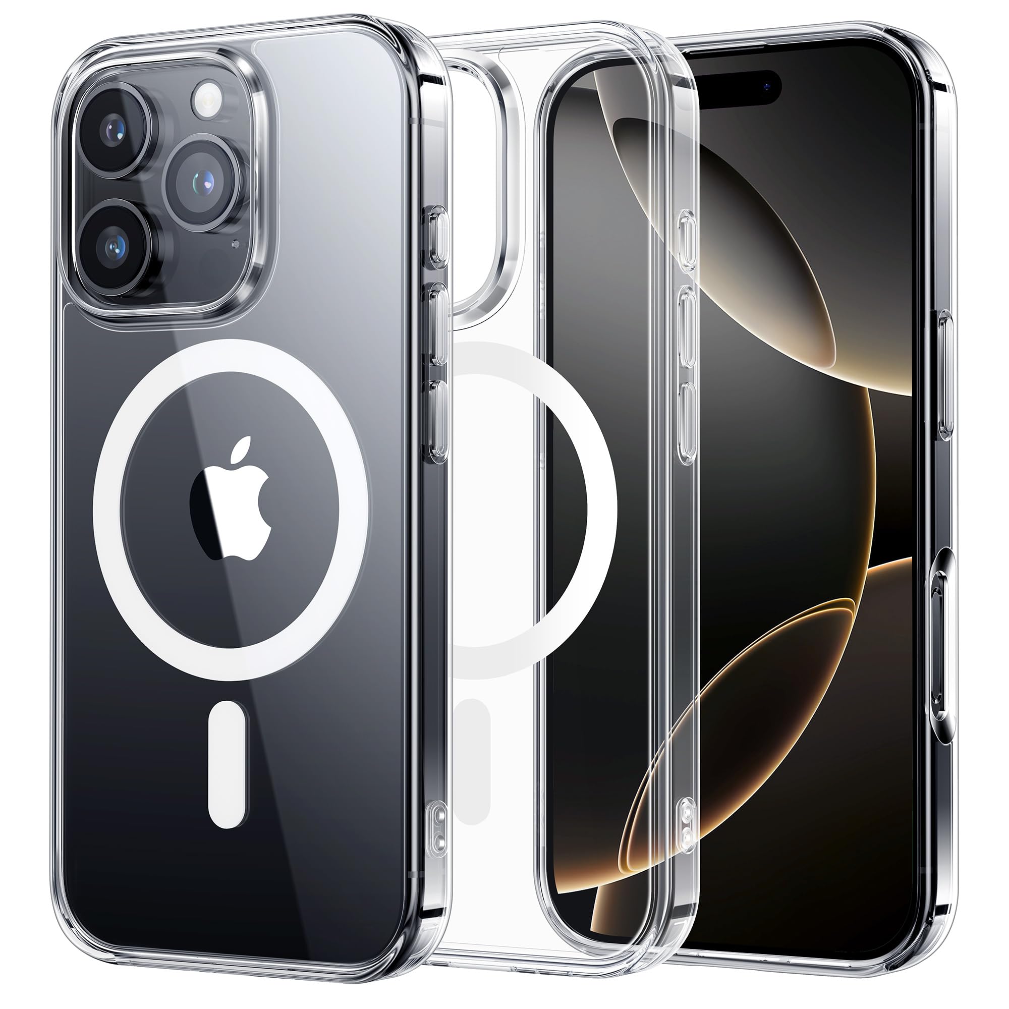 Amazon.co.jp: NIMASO iPhone 16 Pro 用 ケース MagSafe対応 黄変防止