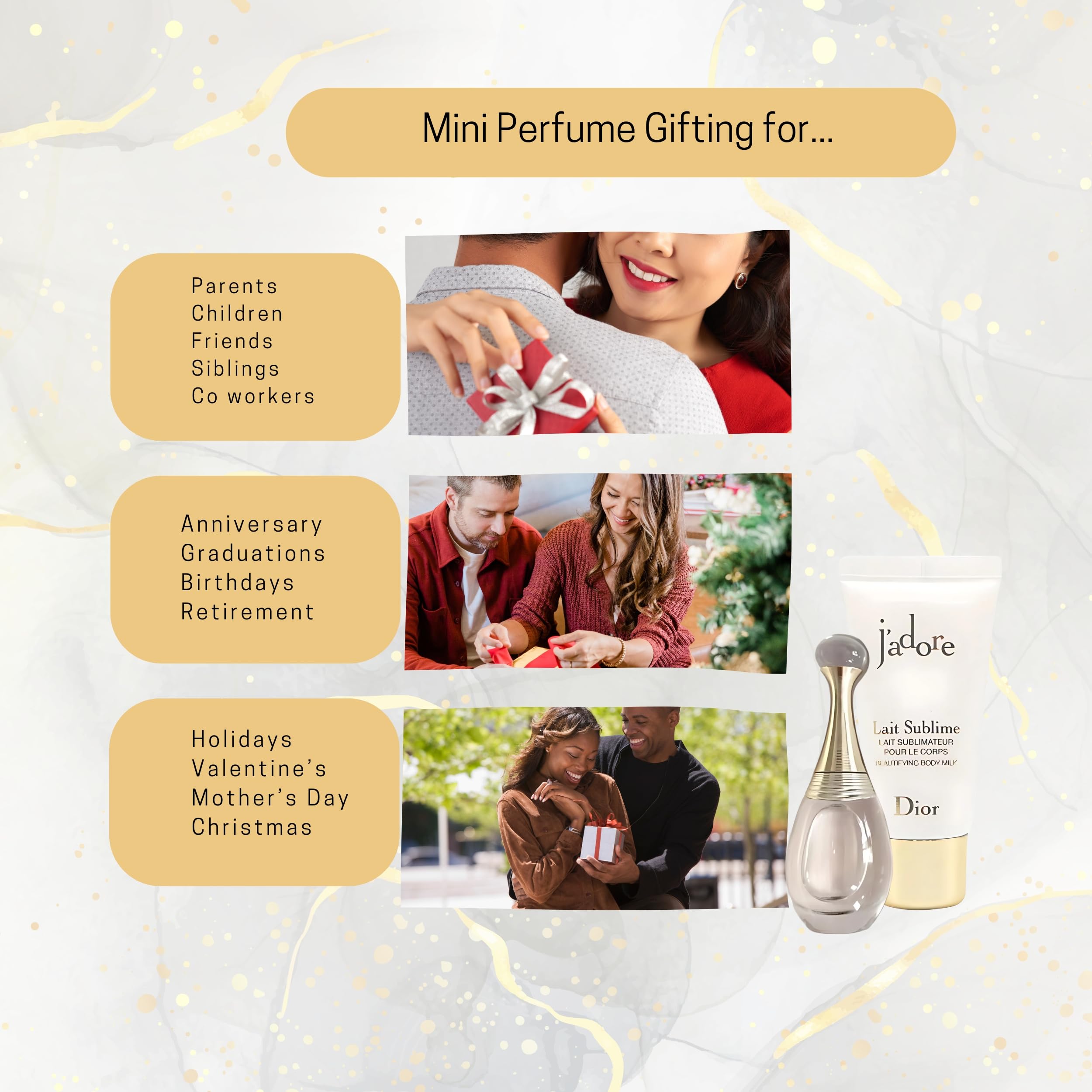 Amazon.com : Dior J'adore Perfume for Women Mini Fragrance Gift