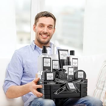 Spa Kit for Men - Sandalwood and Oak Scented Bath Gift Set and