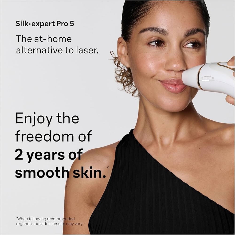 Amazon.com: Braun IPL, Silk·Expert Pro 5, IPL Hair Removal for