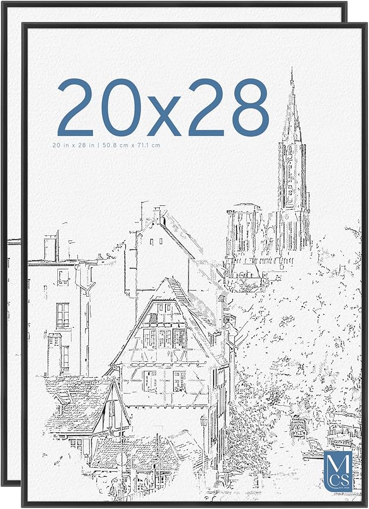 Amazon.com - MCS Original Poster Frame 20x28 Black Lightweight