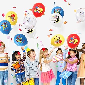 Amazon | NERVUP サーカスバルーン カーニバルパーティー装飾 サーカス