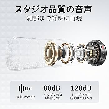 Amazon.co.jp: MAONO USB Type-C/Lightning-ピンマイク-ワイヤレス