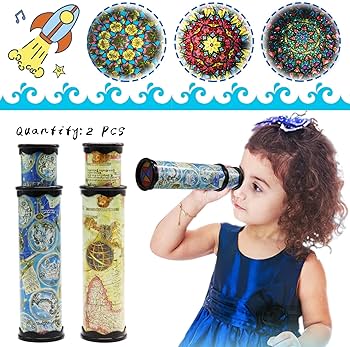 Amazon.com: Xeehwb 2 Pack Classic Kaleidoscope Toy,Magic Rotating